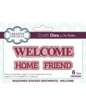 Creative Expressions Sue Wilson Craft Die Welcome (CEDSS064) Creative Expressions Sue Wilson Craft Die Welcome (CEDSS064)