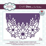 Creative Expressions Sue Wilson Craft Die Floral Harmony Cover Plate (CED4498)