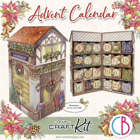 Ciao Bella Papercrafting DIY Craft Kit Advent Calender (CBK003) Ciao Bella Papercrafting DIY Craft Kit Advent Calender (CBK003)