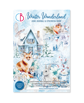 Ciao Bella Papercrafting Winter Wonderland A4 Junk Journal Ephemera Book (CBB001)