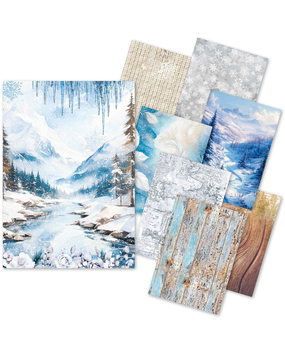Ciao Bella Papercrafting Winter Wonderland A5 Mixed Rice Papers (CBRS002) Ciao Bella Papercrafting Winter Wonderland A5 Mixed Rice Papers (CBRS002)