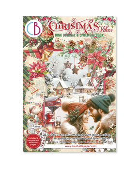 Ciao Bella Papercrafting Christmas Vibes A4 Junk Journal Ephemera Book (CBB003) Ciao Bella Papercrafting Christmas Vibes A4 Junk Journal Ephemera Book (CBB003)