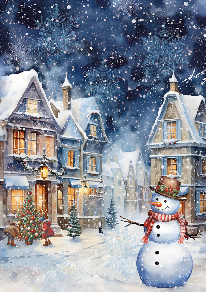 Ciao Bella Papercrafting Christmas Vibes A5 Mixed Rice Papers (CBRS004)