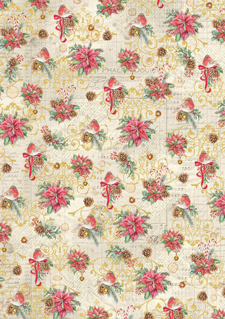 Ciao Bella Papercrafting Christmas Vibes A5 Mixed Rice Papers (CBRS004)