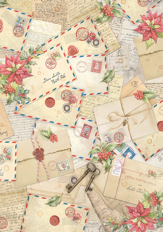 Ciao Bella Papercrafting Christmas Vibes A5 Mixed Rice Papers (CBRS004)