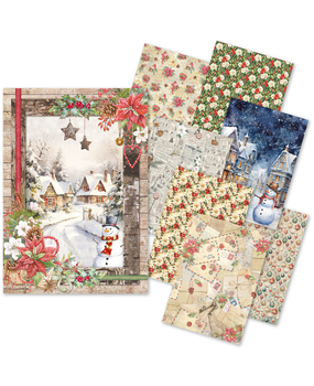 Ciao Bella Papercrafting Christmas Vibes A5 Mixed Rice Papers (CBRS004)