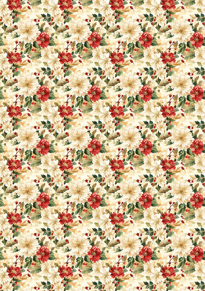 Ciao Bella Papercrafting Christmas Vibes A5 Mixed Rice Papers (CBRS004)