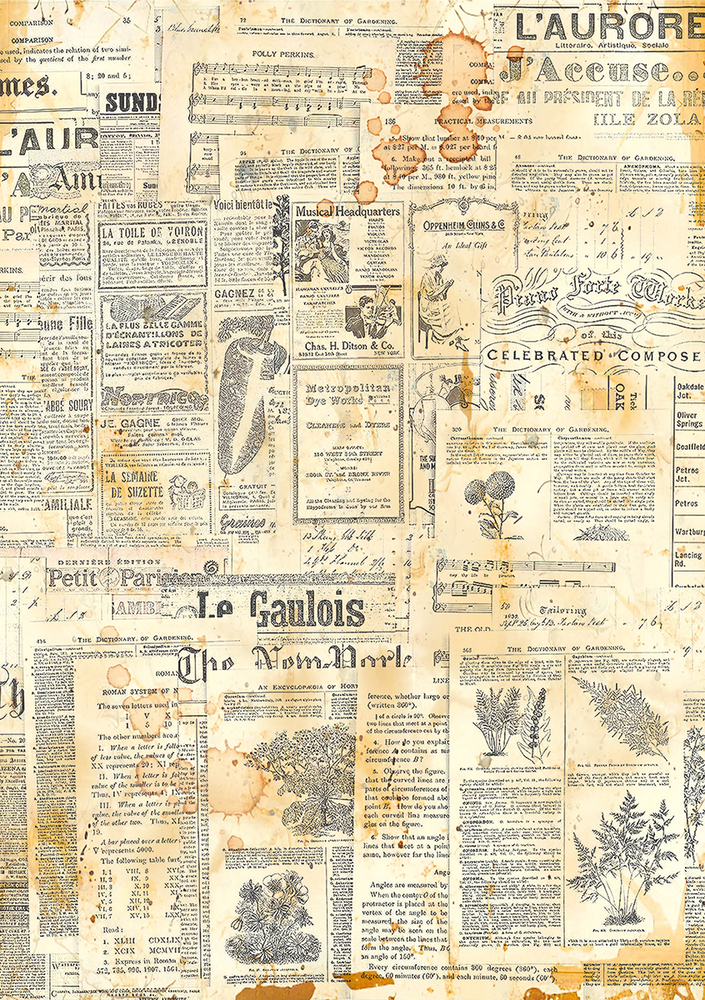 Ciao Bella Papercrafting Espirit de Voyage A5 Mixed Rice Papers (CBRS001) Ciao Bella Papercrafting Espirit de Voyage A5 Mixed Rice Papers (CBRS001)