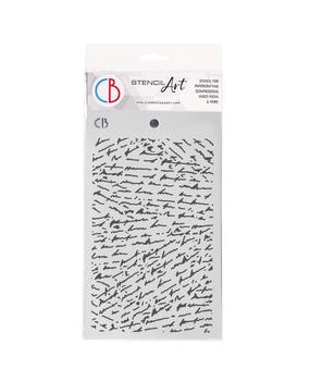 Ciao Bella Papercrafting Espirit de Voyage 5x8 Inch Masking Stencil Handwritten (MS134) Ciao Bella Papercrafting Espirit de Voyage 5x8 Inch Masking Stencil Handwritten (MS134)