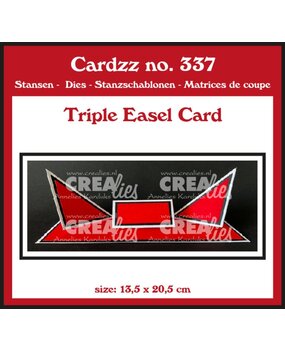 Crealies Cardzz Dies Triple Easel Card (CLCZ337) Crealies Cardzz Dies Triple Easel Card (CLCZ337)