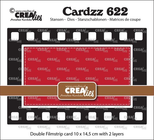 Crealies Cardzz Dies Double Card Filmstrip (CLCZ622)