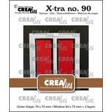 Crealies X-tra Dies Square Window (CLXtra90)
