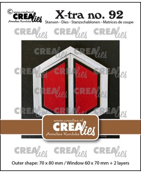 Crealies X-tra Dies Hexagon Window (CLXtra92) Crealies X-tra Dies Hexagon Window (CLXtra92)