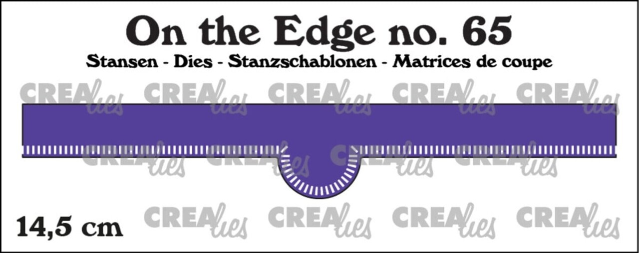 Crealies On the Edge Dies Edge with Little Stripes 1 (CLOTE65) Crealies On the Edge Dies Edge with Little Stripes 1 (CLOTE65)