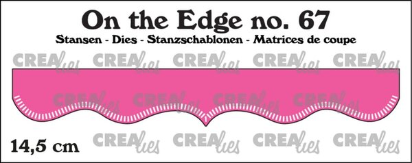 Crealies On the Edge Dies Edge with Little Stripes 3 (CLOTE67) Crealies On the Edge Dies Edge with Little Stripes 3 (CLOTE67)