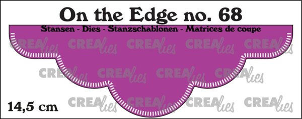 Crealies On the Edge Dies Edge with Little Stripes 4 (CLOTE68) Crealies On the Edge Dies Edge with Little Stripes 4 (CLOTE68)