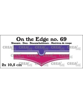 Crealies On the Edge Dies Edge with Little Stripes 1&2 (CLOTE69) Crealies On the Edge Dies Edge with Little Stripes 1&2 (CLOTE69)