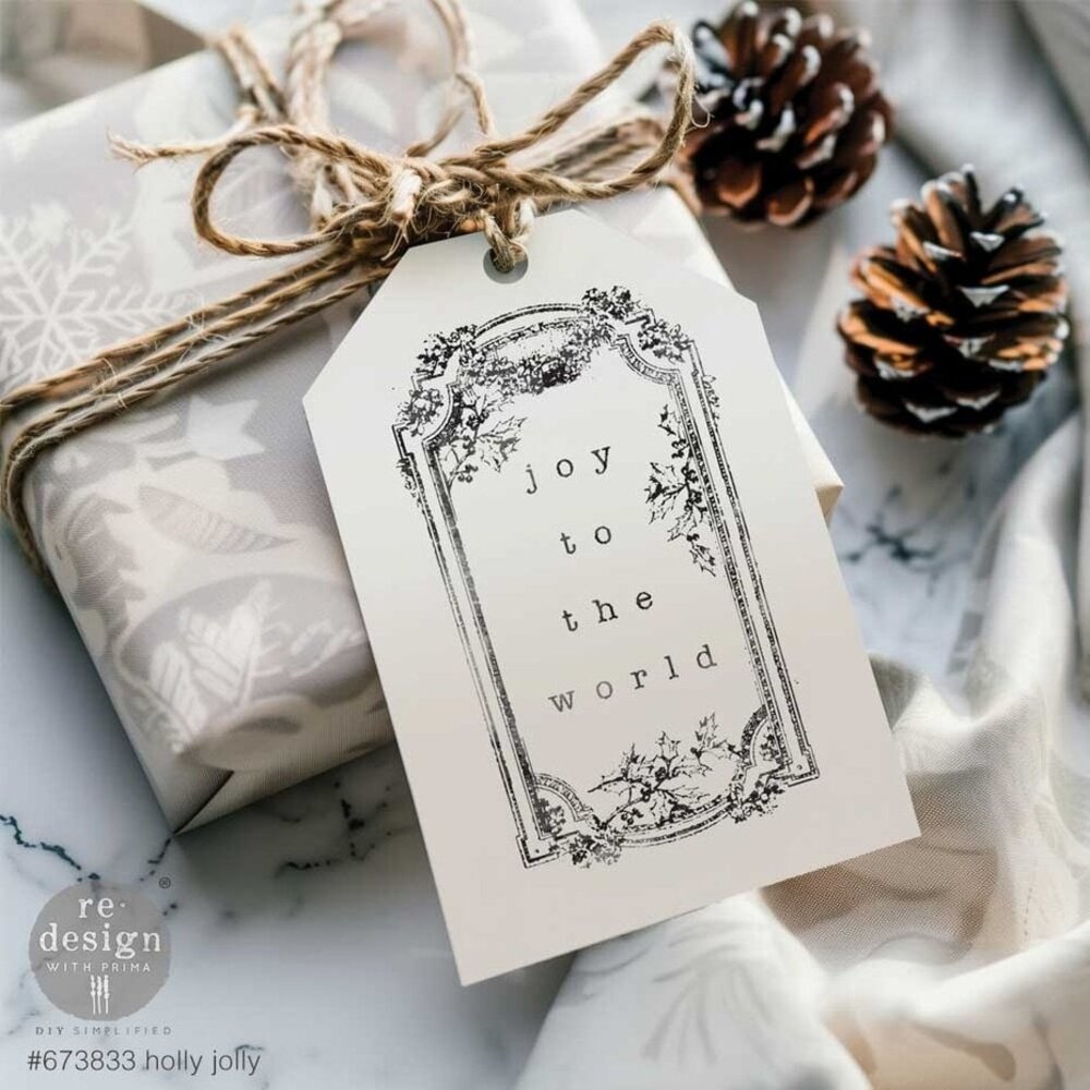 Re-Design Holly Jolly 8.5x11 Inch Decor Stamps (673833)