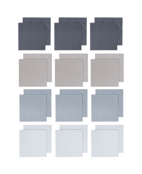 Craft & Design Cards & Envelopes 15x15cm Grey (3207165)