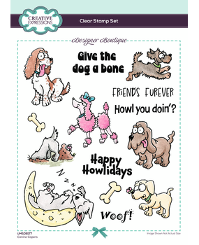 Creative Expressions Designer Boutique Clear Stamp A5 Canine Capers (UMSDB177) Creative Expressions Designer Boutique Clear Stamp A5 Canine Capers (UMSDB177)