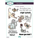 Creative Expressions Designer Boutique Clear Stamp A5 Feline Good! (UMSDB178)