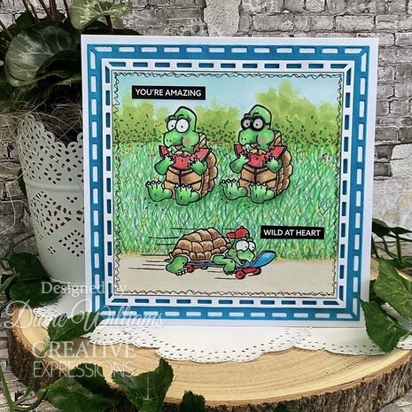 Creative Expressions Designer Boutique Clear Stamp A5 One In a Chameleon (UMSDB181)