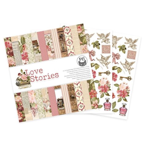 P13 Love Stories 12x12 Inch Paper Pad (P13-LST-08) P13 Love Stories 12x12 Inch Paper Pad (P13-LST-08)
