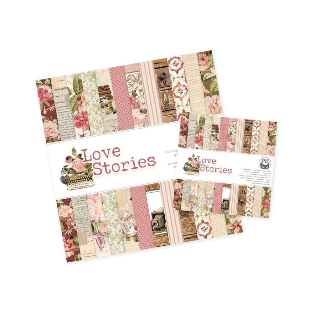 P13 Love Stories 12x12 Inch Paper Pad (P13-LST-08) P13 Love Stories 12x12 Inch Paper Pad (P13-LST-08)