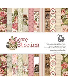 P13 Love Stories 6x6 Inch Paper Pad (P13-LST-09) P13 Love Stories 6x6 Inch Paper Pad (P13-LST-09)