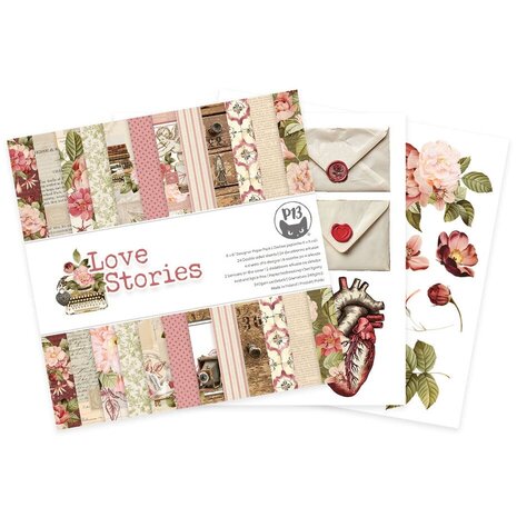 P13 Love Stories 6x6 Inch Paper Pad (P13-LST-09) P13 Love Stories 6x6 Inch Paper Pad (P13-LST-09)