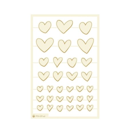 P13 Love Stories Light Chipboard Embellishments 04 (P13-LST-47) P13 Love Stories Light Chipboard Embellishments 04 (P13-LST-47)
