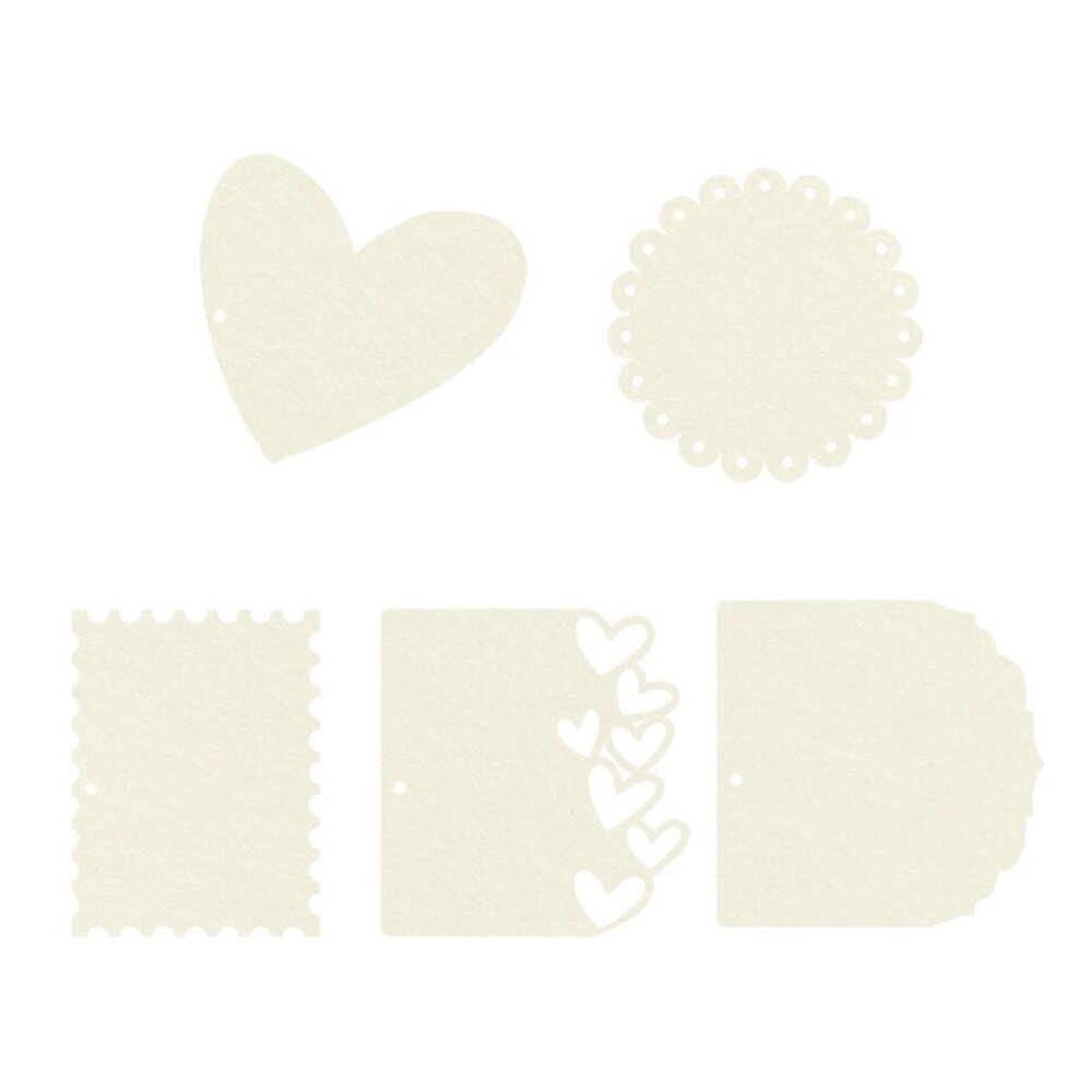 P13 Love Stories Light Chipboard Embellishments 6x6 Inch Album Base (P13-LST-57)