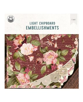 P13 Love Stories Light Chipboard Embellishments 6x6 Inch Album Base with Papers (P13-LST-56) P13 Love Stories Light Chipboard Embellishments 6x6 Inch Album Base with Papers (P13-LST-56)