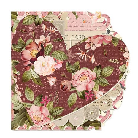 P13 Love Stories Light Chipboard Embellishments 6x6 Inch Album Base with Papers (P13-LST-56) P13 Love Stories Light Chipboard Embellishments 6x6 Inch Album Base with Papers (P13-LST-56)