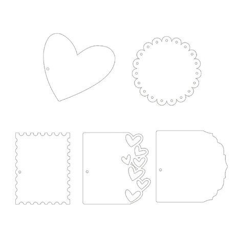 P13 Love Stories Light Chipboard Embellishments 6x6 Inch Album Base with Papers (P13-LST-56) P13 Love Stories Light Chipboard Embellishments 6x6 Inch Album Base with Papers (P13-LST-56)