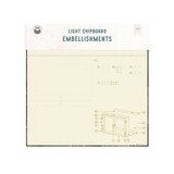 P13 Into the Woods Light Chipboard 3D Base 12x12 Inch Cabinet (P13-ITW-51)