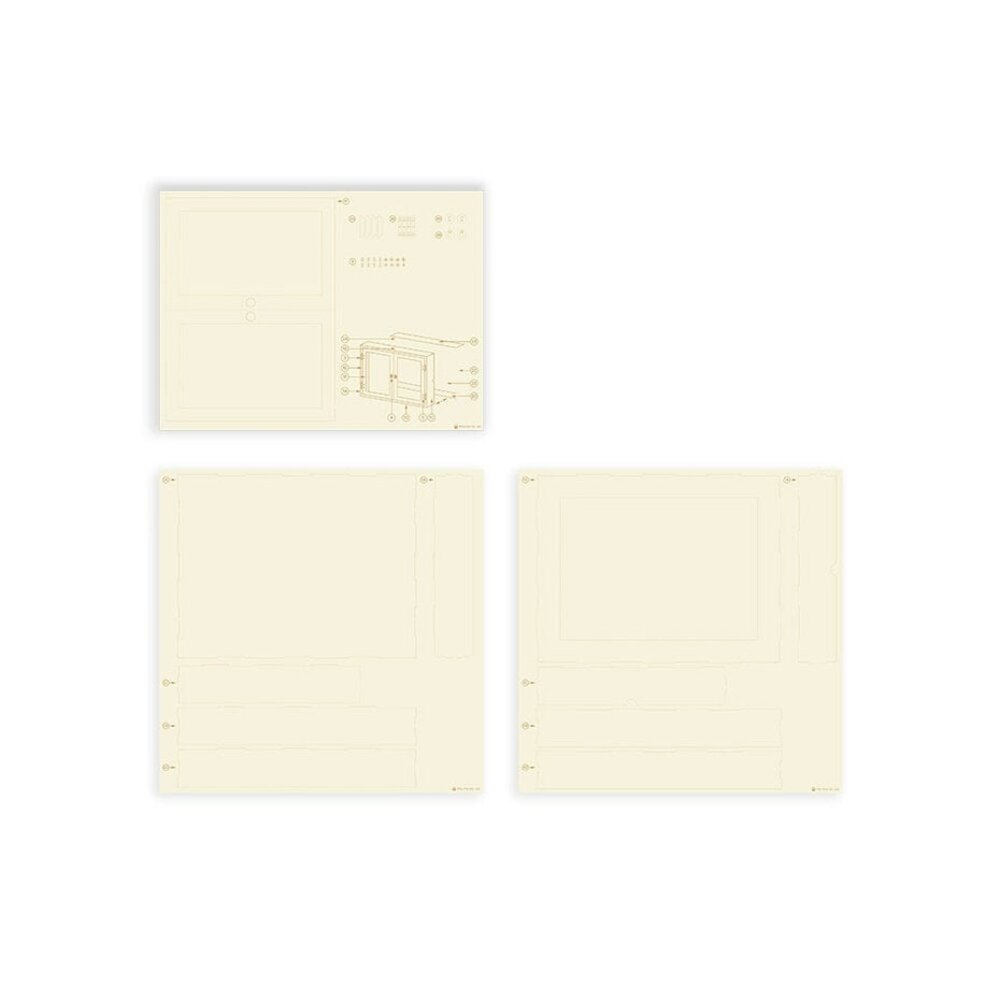 P13 Into the Woods Light Chipboard 3D Base 12x12 Inch Cabinet (P13-ITW-51)