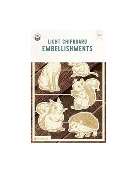 P13 Into the Woods Light Chipboard Embellishments 03 (P13-ITW-46) P13 Into the Woods Light Chipboard Embellishments 03 (P13-ITW-46)