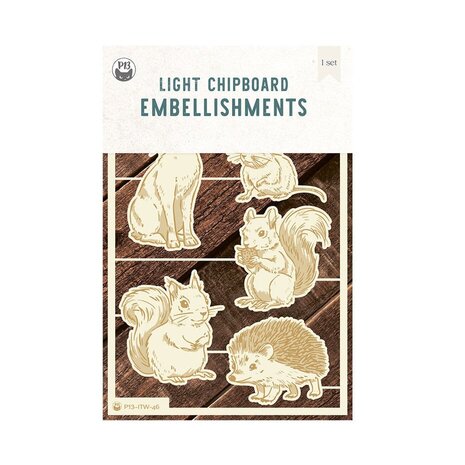 P13 Into the Woods Light Chipboard Embellishments 03 (P13-ITW-46) P13 Into the Woods Light Chipboard Embellishments 03 (P13-ITW-46)