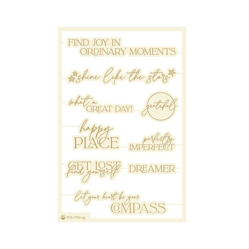 P13 Into the Woods Light Chipboard Embellishments 11 (P13-ITW-55) P13 Into the Woods Light Chipboard Embellishments 11 (P13-ITW-55)