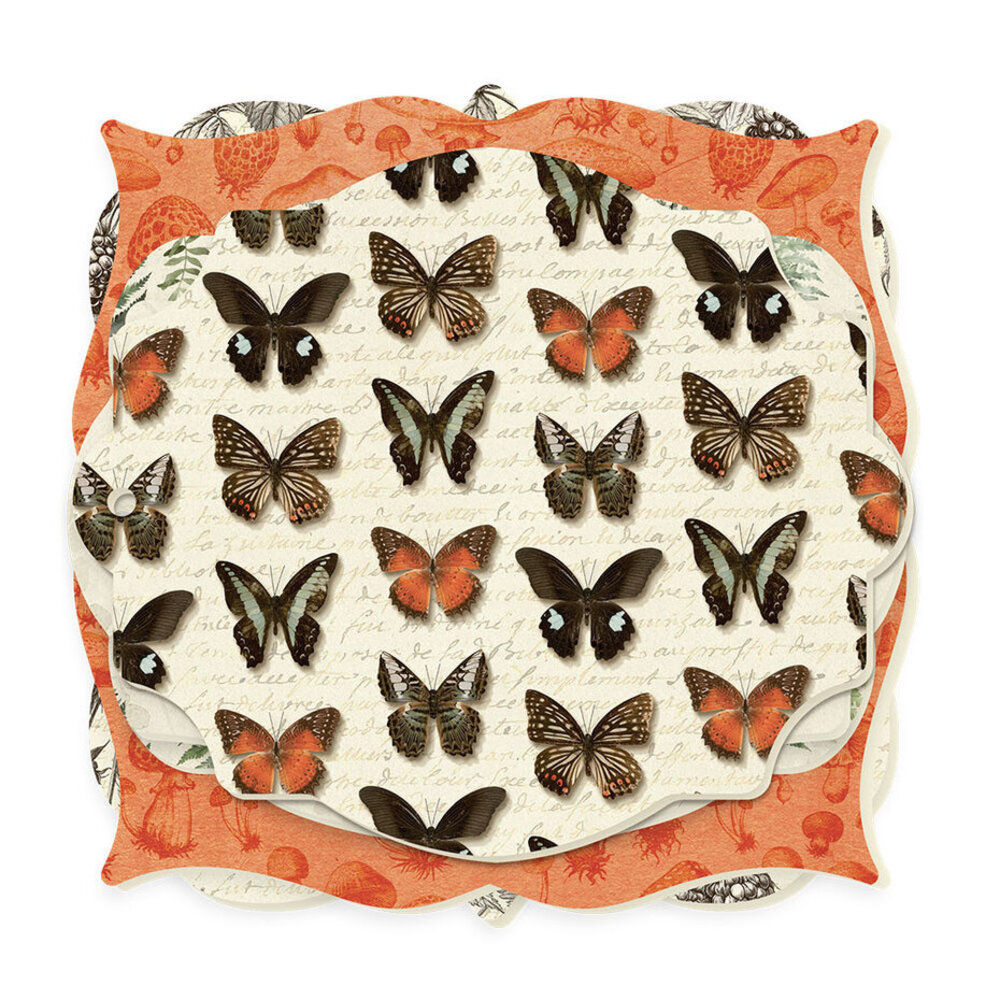 P13 Into the Woods Light Chipboard Embellishments 6x6 Inch Album Base with Papers (P13-ITW-56) P13 Into the Woods Light Chipboard Embellishments 6x6 Inch Album Base with Papers (P13-ITW-56)