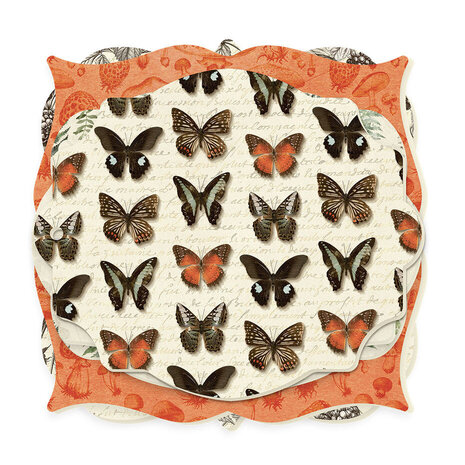 P13 Into the Woods Light Chipboard Embellishments 6x6 Inch Album Base with Papers (P13-ITW-56) P13 Into the Woods Light Chipboard Embellishments 6x6 Inch Album Base with Papers (P13-ITW-56)