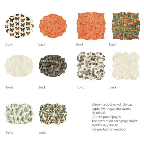 P13 Into the Woods Light Chipboard Embellishments 6x6 Inch Album Base with Papers (P13-ITW-56) P13 Into the Woods Light Chipboard Embellishments 6x6 Inch Album Base with Papers (P13-ITW-56)