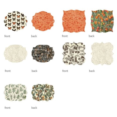 P13 Into the Woods Light Chipboard Embellishments 6x6 Inch Album Base with Papers (P13-ITW-56) P13 Into the Woods Light Chipboard Embellishments 6x6 Inch Album Base with Papers (P13-ITW-56)