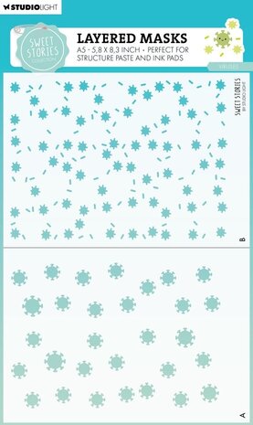 Studio Light Sweet Stories Masking Stencil Viruses (SL-SS-MASK304) Studio Light Sweet Stories Masking Stencil Viruses (SL-SS-MASK304)