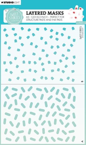 Studio Light Sweet Stories Masking Stencil Pills (SL-SS-MASK305)