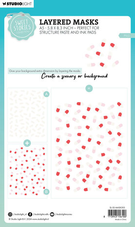 Studio Light Sweet Stories Masking Stencil Pills (SL-SS-MASK305)