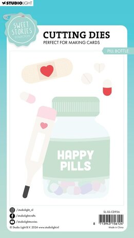 Studio Light Sweet Stories Snijmal Pill Bottle (SL-SS-CD936) Studio Light Sweet Stories Snijmal Pill Bottle (SL-SS-CD936)