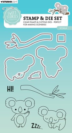 Studio Light Sweet Stories Stamp & Die Koala (SL-SS-SCD85)