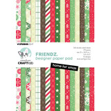 Creative Craftlab Friendz Home For Xmas A5 Paper Pad (CCL-FR-DPP256)